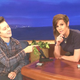 Rhea Butcher and Cameron Esposito on the Conan set